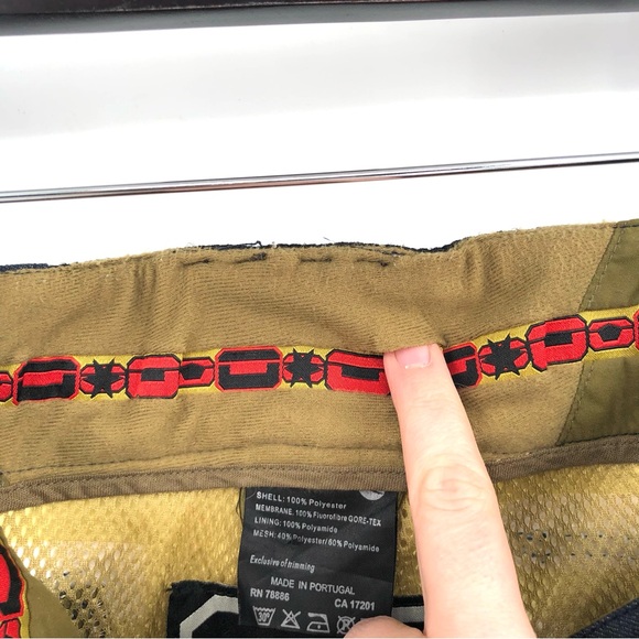 ROSSIGNOL Ski Snowboard Pants Men L Gore-Tex Blue Winter Snow Outdoor Snow Pants - Picture 5 of 14